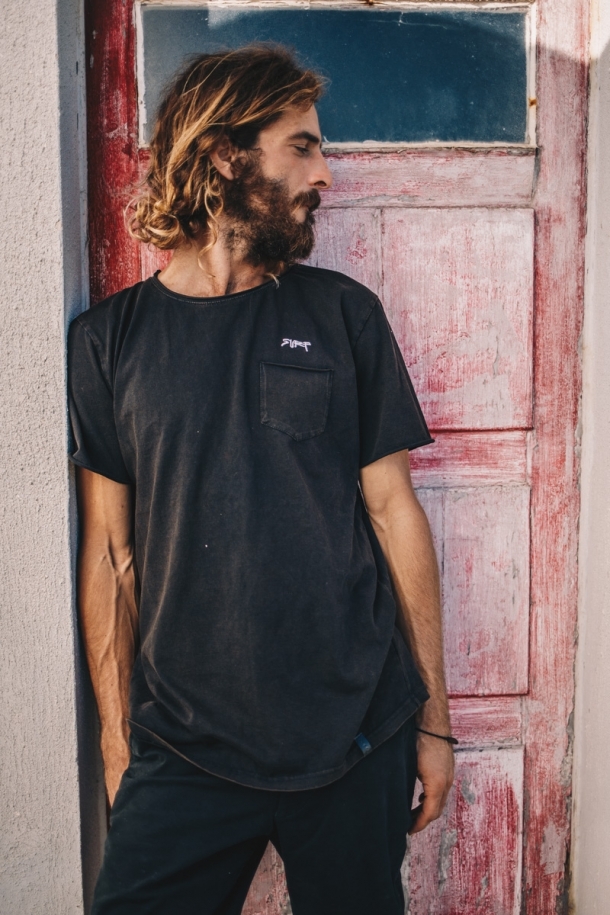 Pocket Tee - Burnt Black