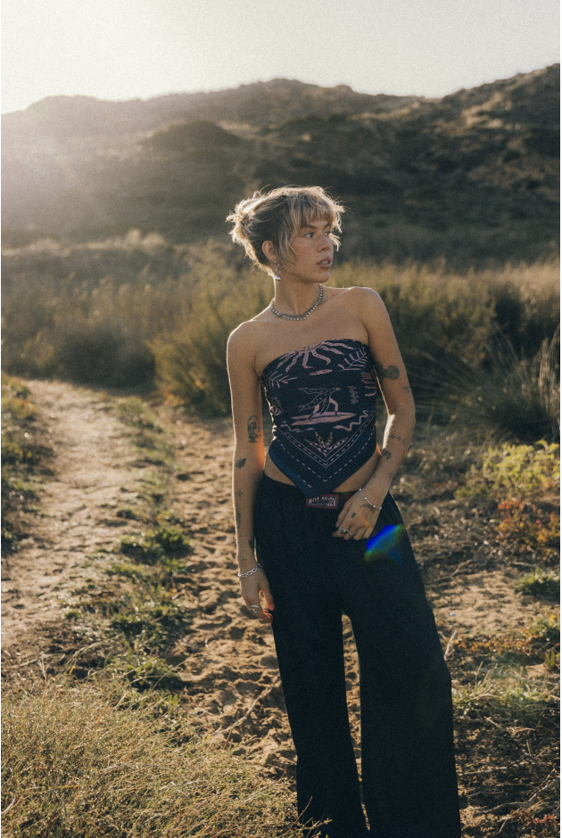 Sunny Loose Pants - Navy Blue Sunny Loose Pants - Navy Blue