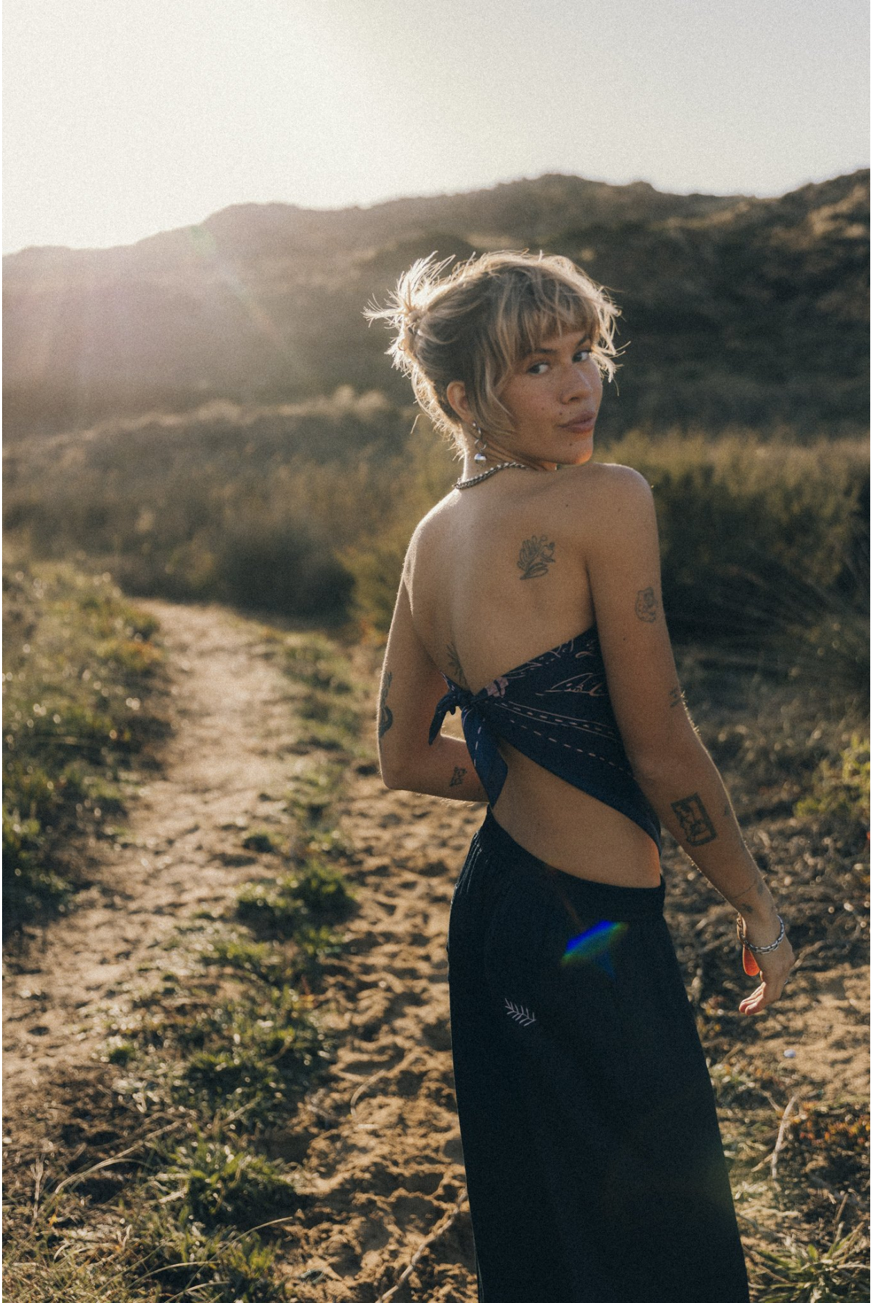 Sunny Loose Pants - Navy Blue Sunny Loose Pants - Navy Blue