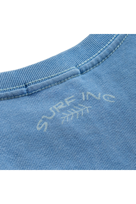 Mellow Angry Sun Tee - Denim Blue Mellow Angry Sun Tee - Denim Blue