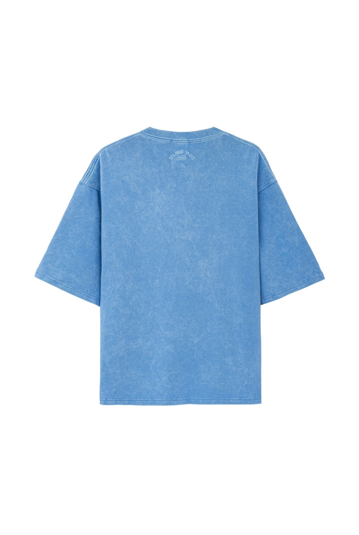 Mellow Angry Sun Tee - Denim Blue Mellow Angry Sun Tee - Denim Blue