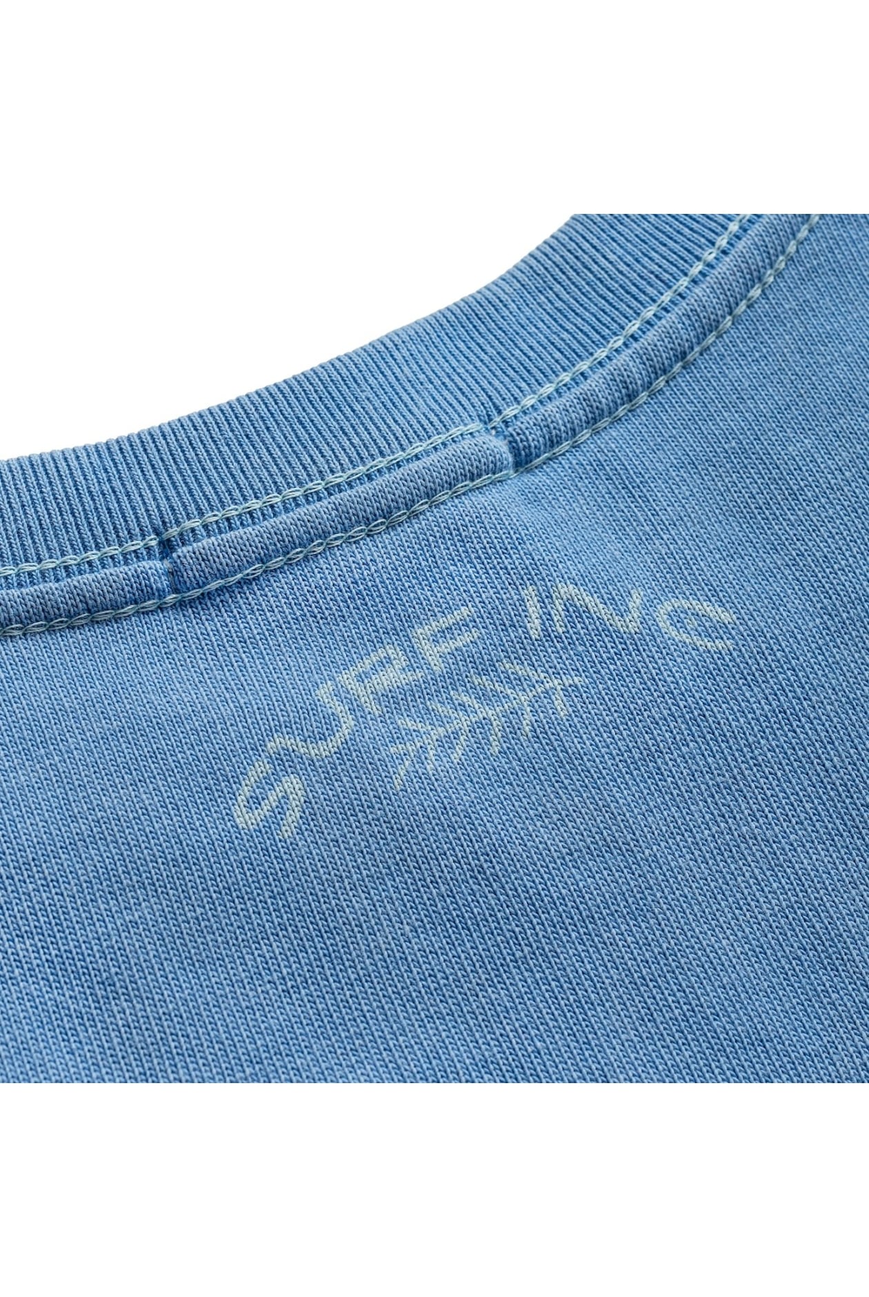 Mellow Angry Sun Tee - Denim Blue Mellow Angry Sun Tee - Denim Blue