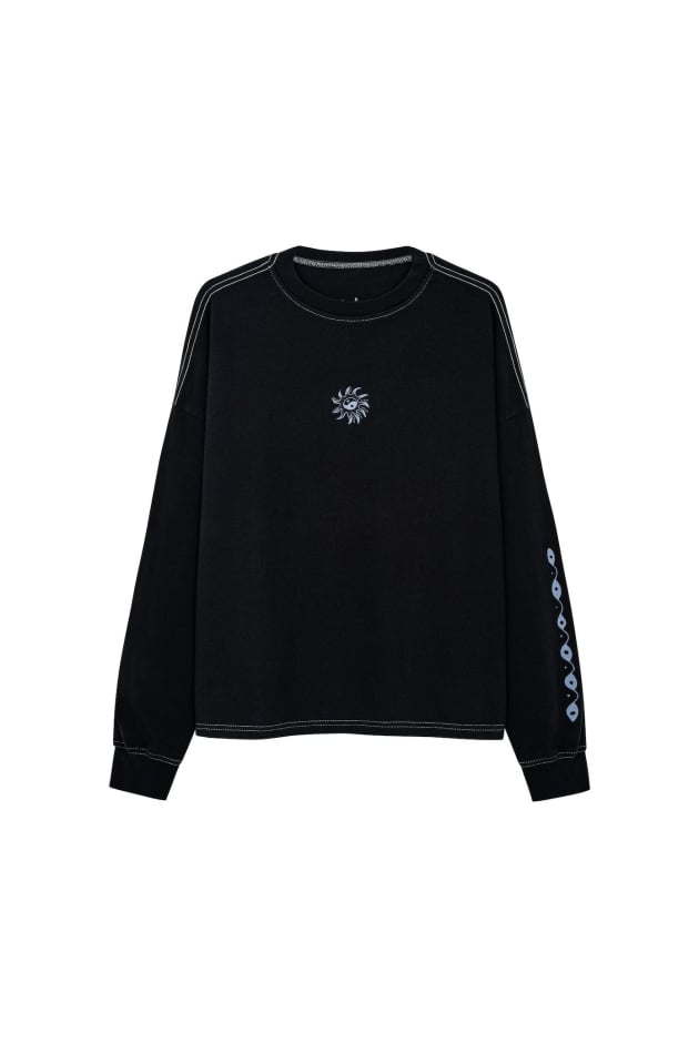 Melted Sunshine Double Sun LS - Acid Black | Surf Melted Sunshine Double Sun LS - Acid Black | Surf