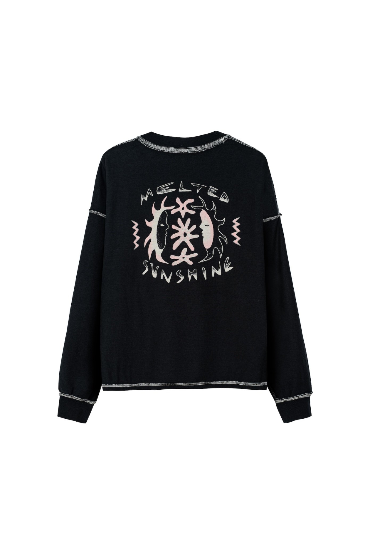 Melted Sunshine Double Sun LS - Acid Black | Surf Melted Sunshine Double Sun LS - Acid Black | Surf
