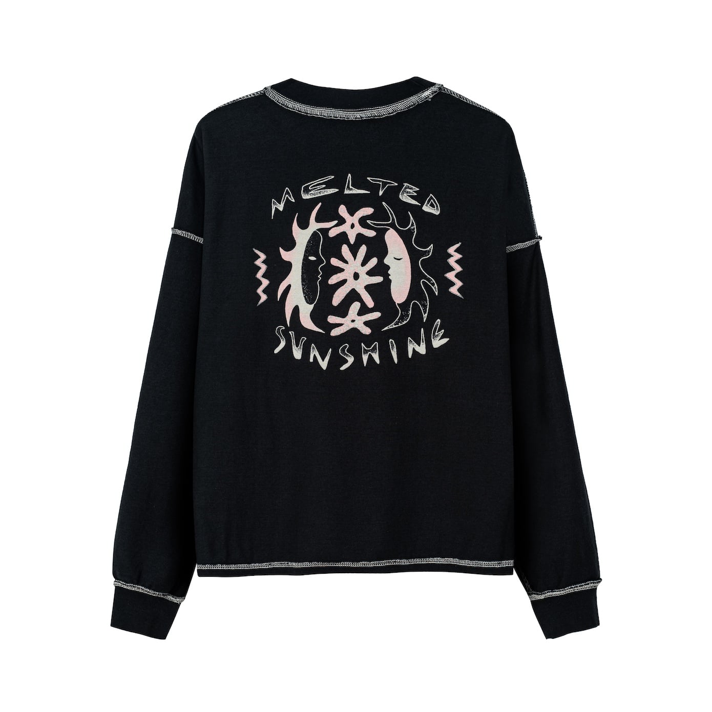Melted Sunshine Double Sun LS - Acid Black