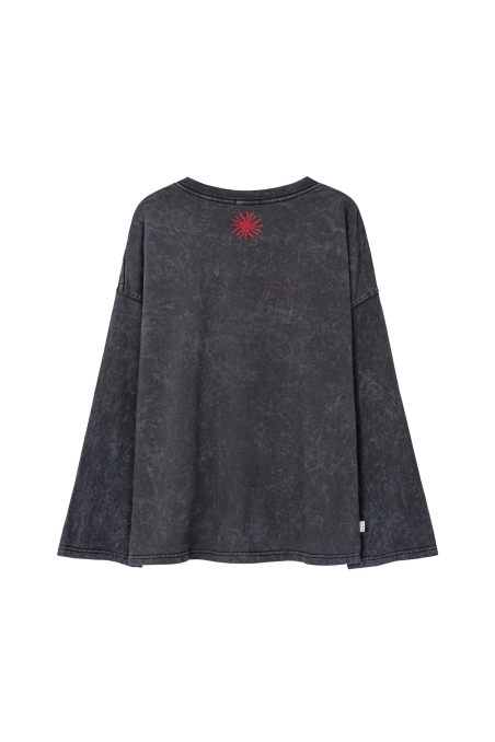 Moody Red Sun LS - Stone Grey Moody Red Sun LS - Stone Grey