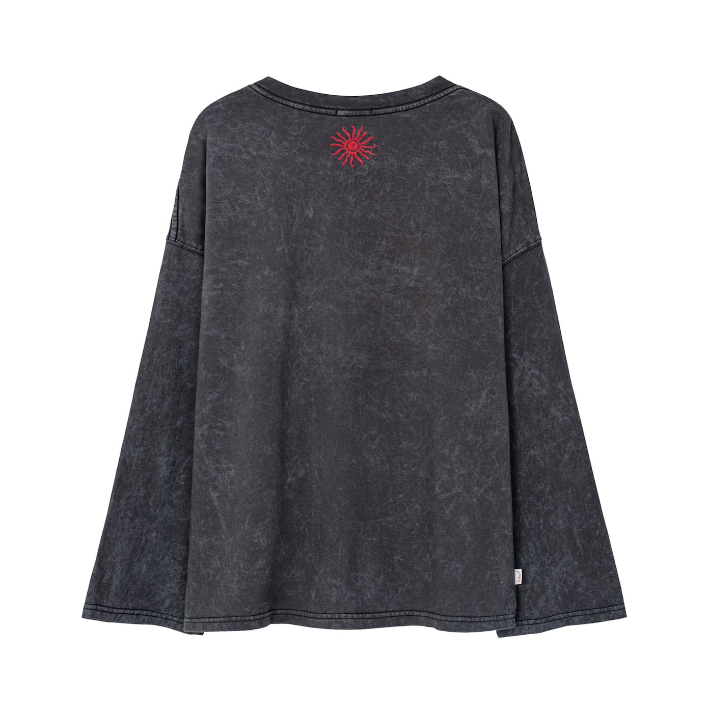 Moody Red Sun LS - Stone Grey