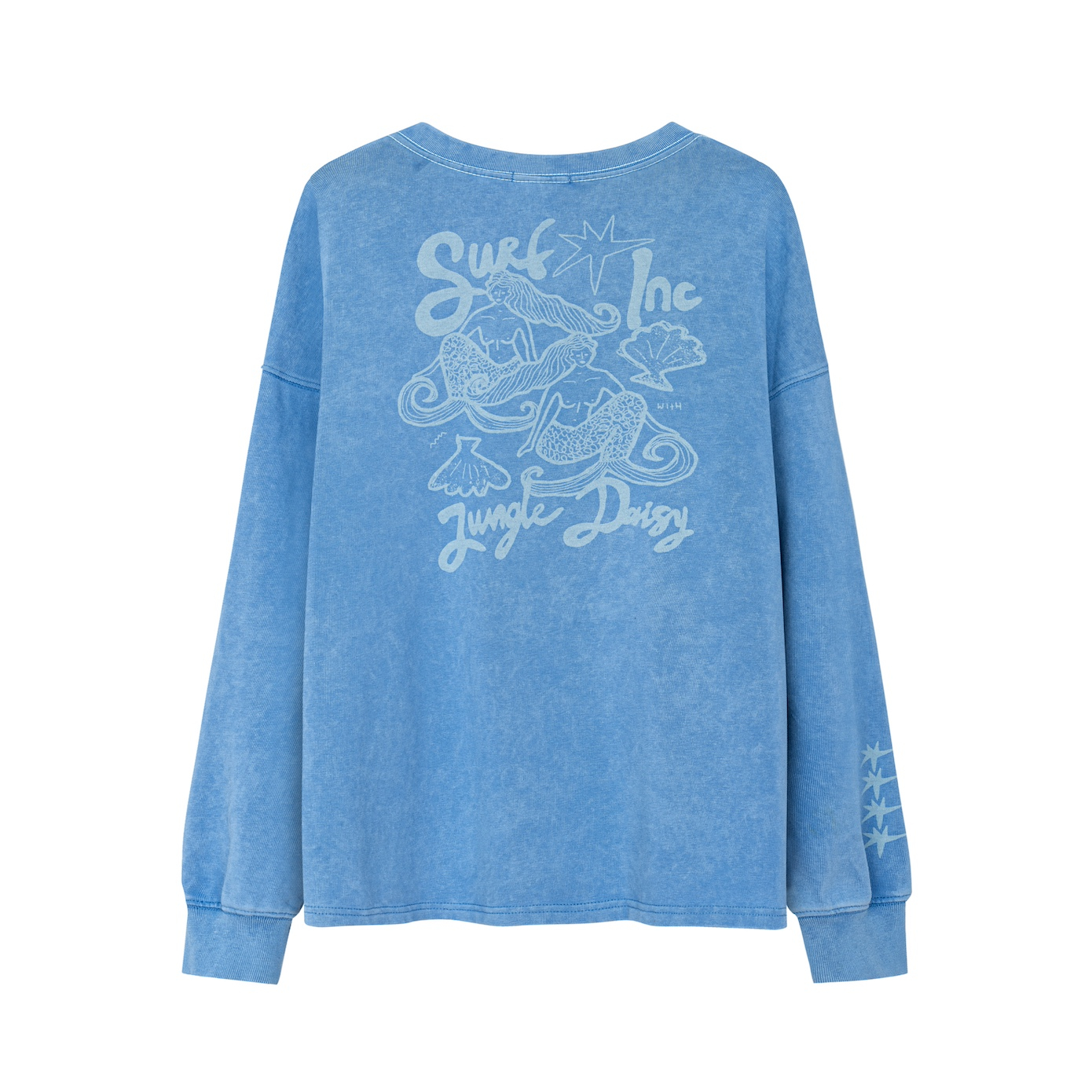 Jungle Mermaids LS - Denim Blue