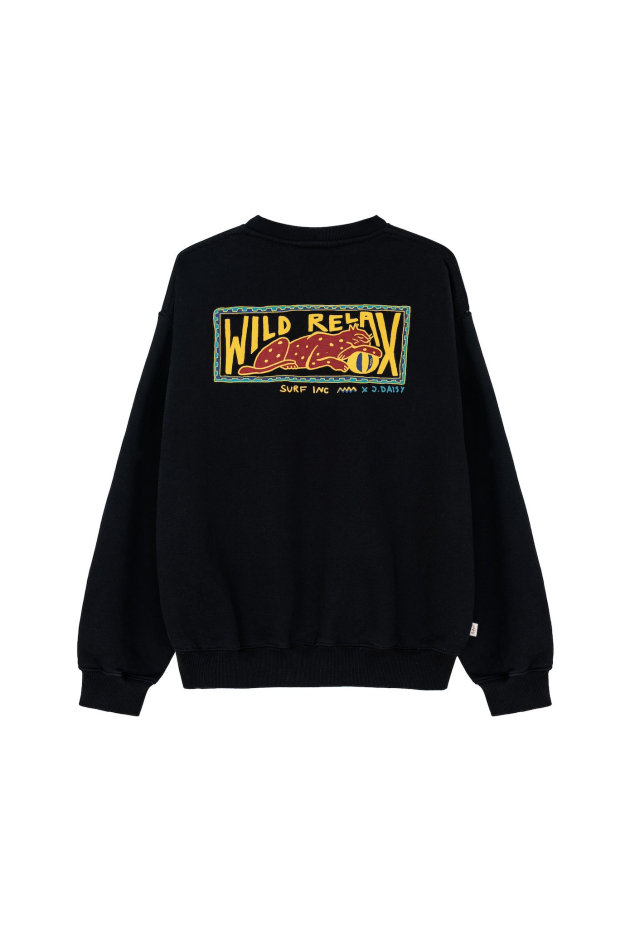 Wild Relax Sweat - Acid Black Wild Relax Sweat - Acid Black