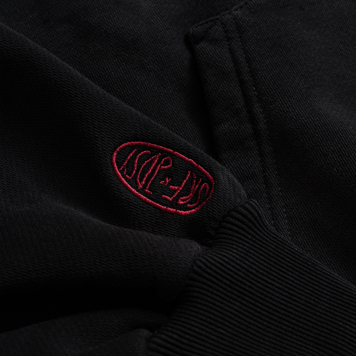 Stamp Cats Hoodie - Acid Black