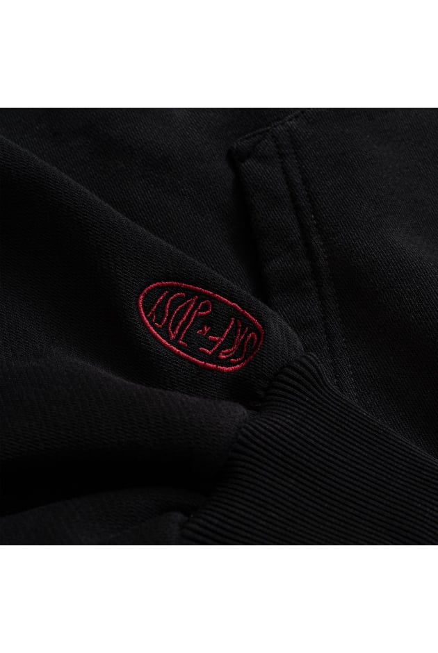 Stamp Cats Hoodie - Acid Black | Surf Inc. Stamp Cats Hoodie - Acid Black | Surf Inc.