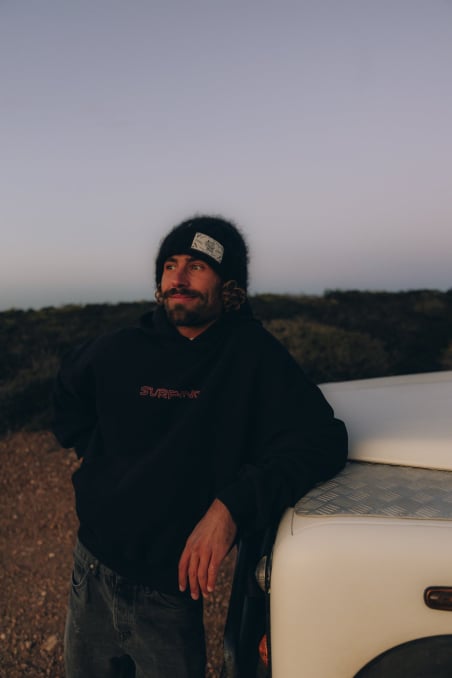 Stamp Cats Hoodie - Acid Black Stamp Cats Hoodie - Acid Black