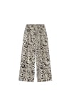 Animal Loose Pants - Silk Blend