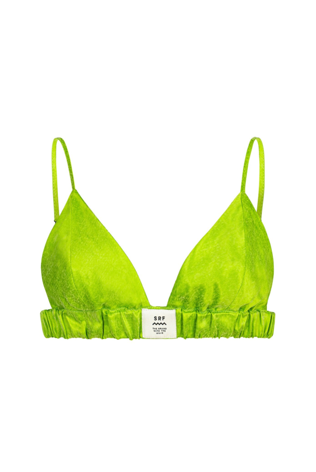 Cupro Bra - Lime Cupro Bra - Lime