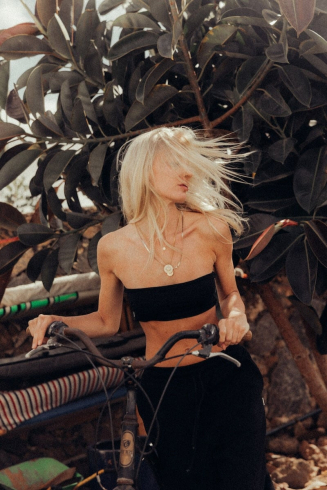 Bamboo Bandeau - Space Black