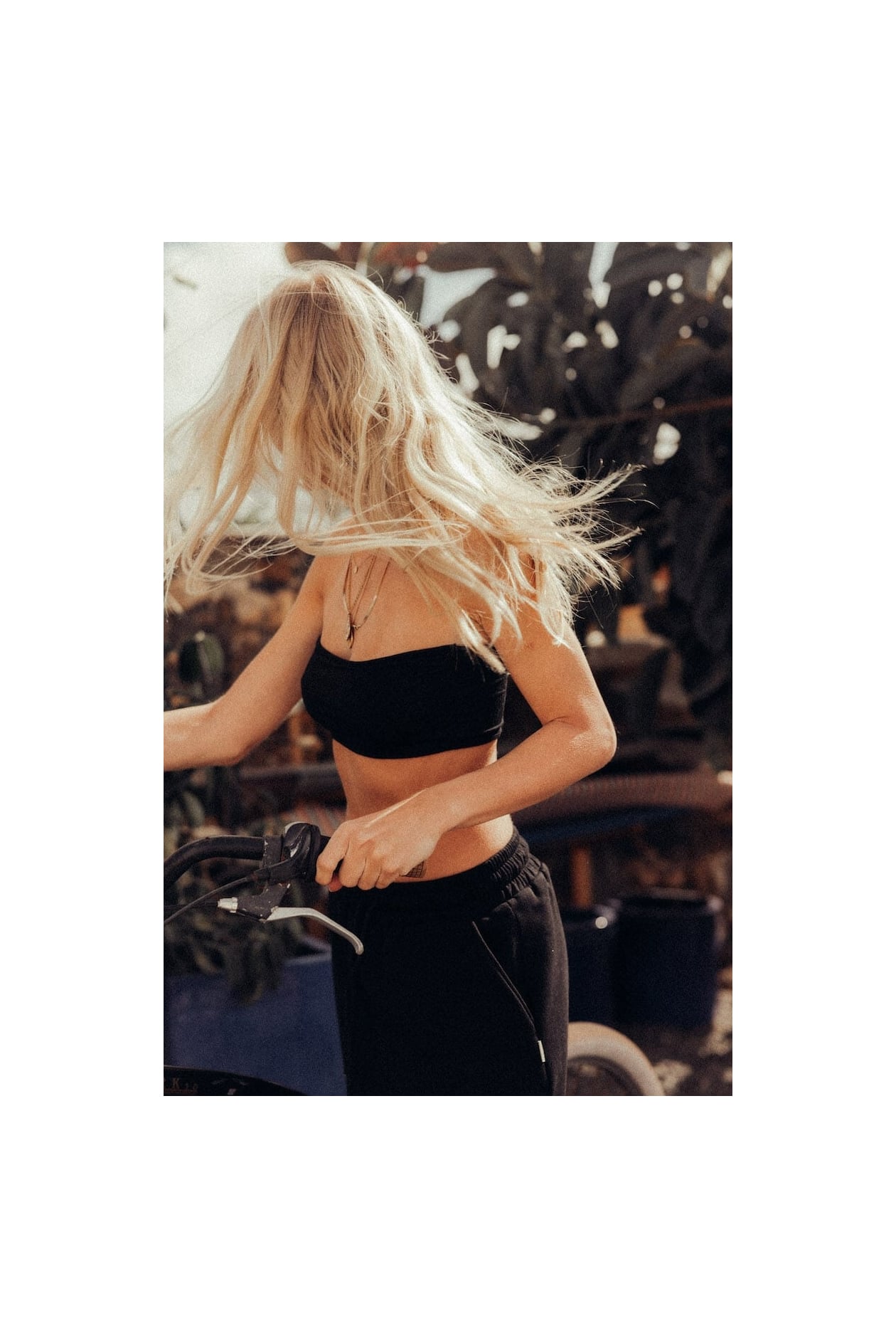 Bamboo Bandeau - Space Black Bamboo Bandeau - Space Black