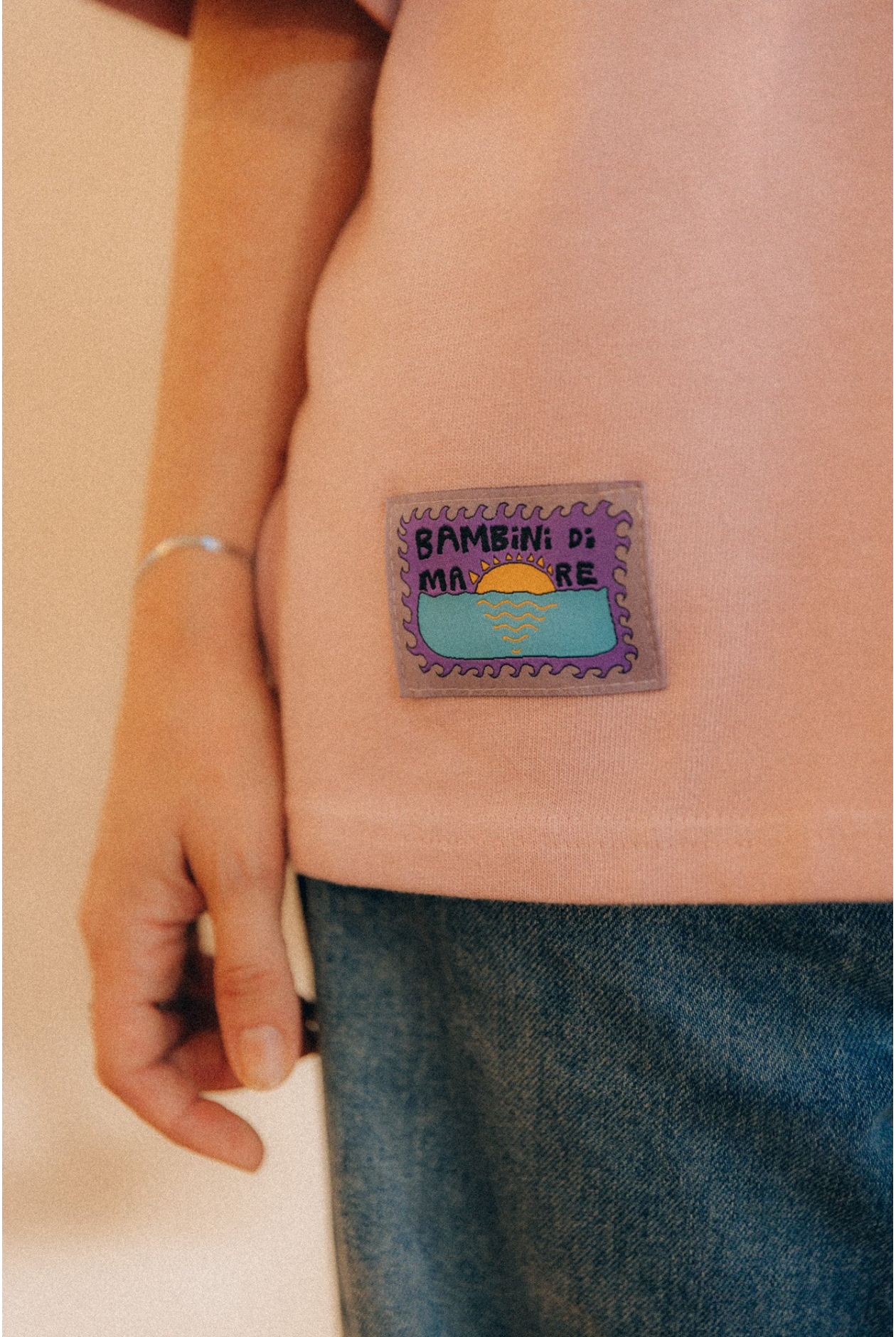 Bambini del Mare Box Tee - Pink Kush