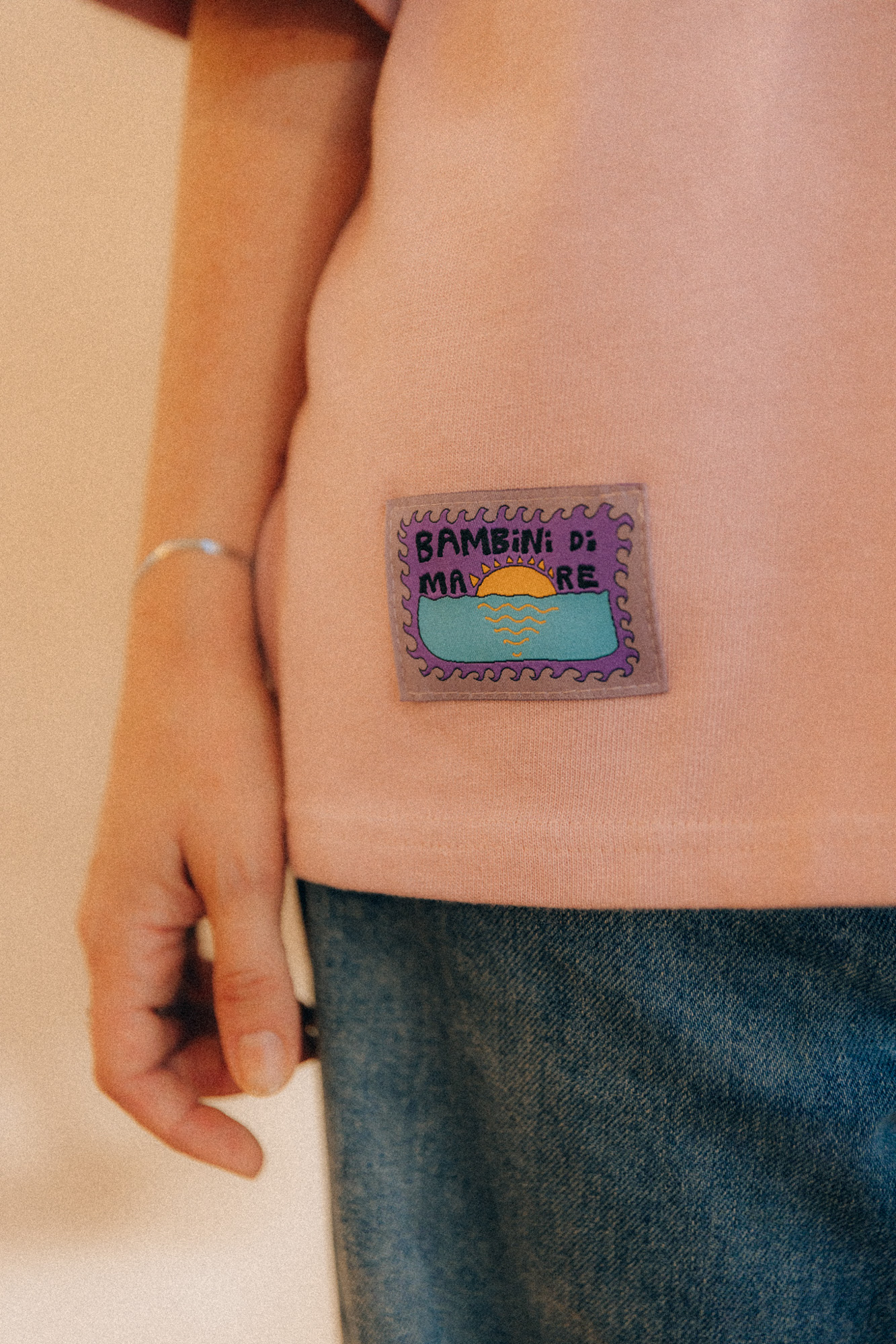 Bambini di Mare Box Tee - Pink Kush