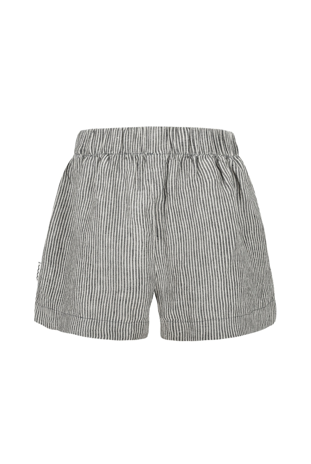Lazy Linen Boxer Shorts - Stone Grey Lazy Linen Boxer Shorts - Stone Grey