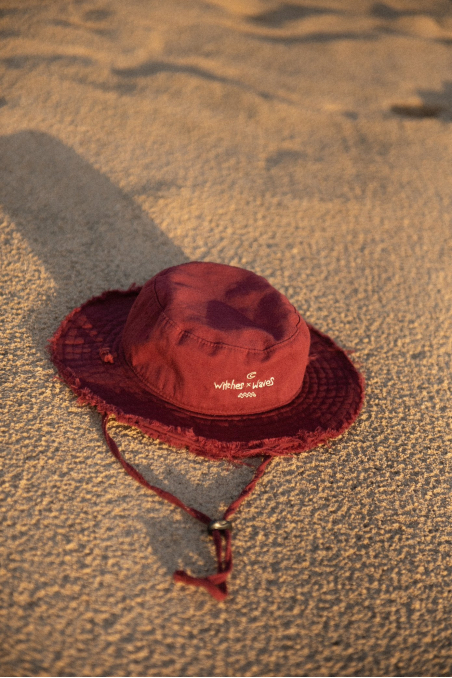Witches x Waves Hat - Burgundy Witches x Waves Hat - Burgundy