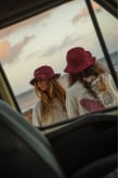 Witches x Waves Hat - Burgundy Witches x Waves Hat - Burgundy