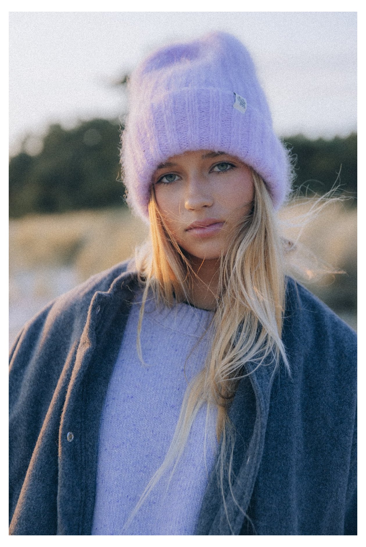 Grey Wool Oversized Bomber Jacket