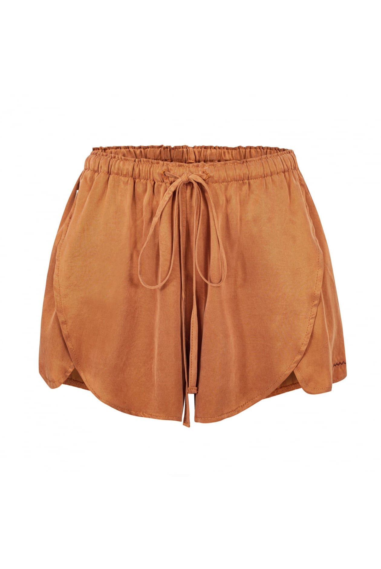Cupro Ethereal Shorts - Copper