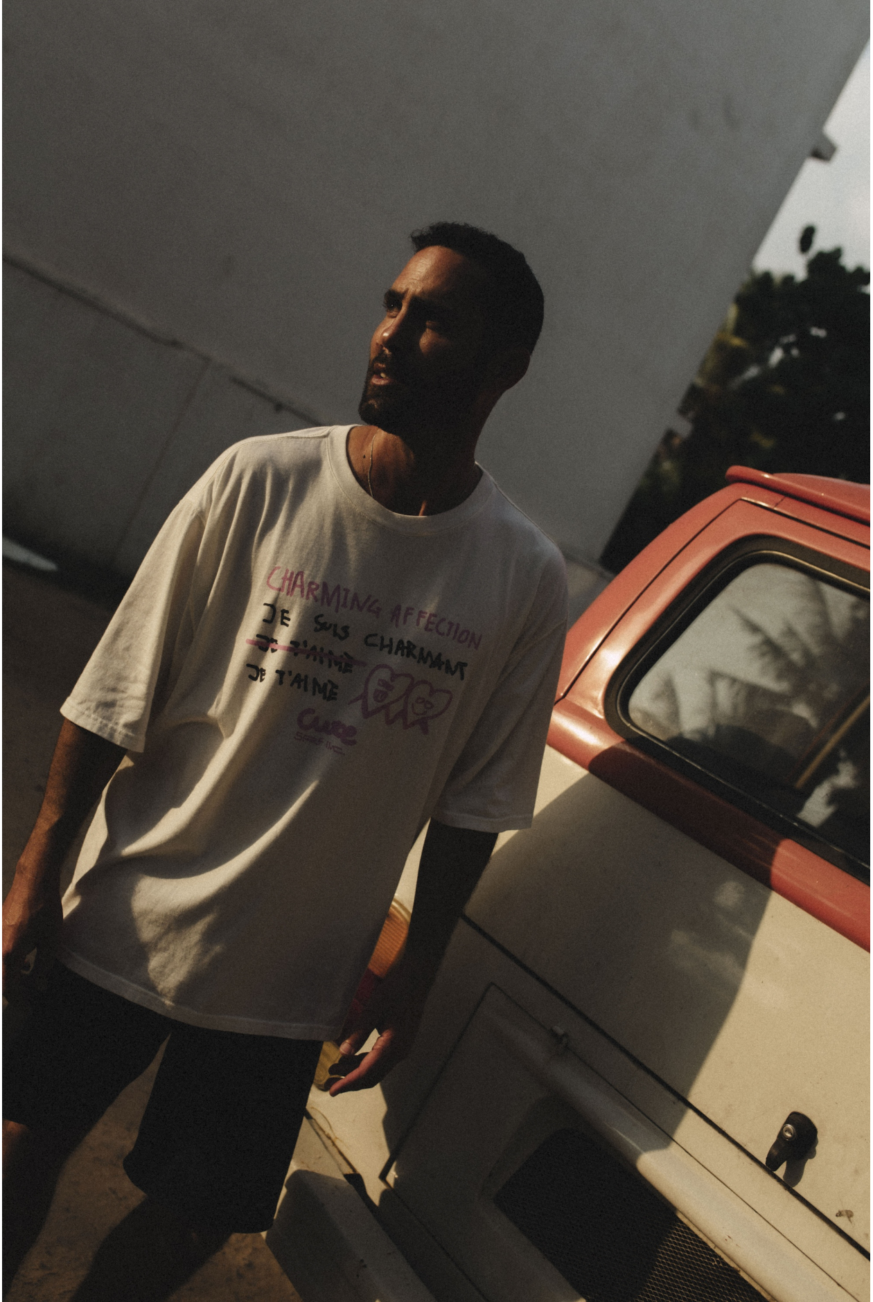 Charming Affection Box Tee - Vintage White Charming Affection Box Tee - Vintage White