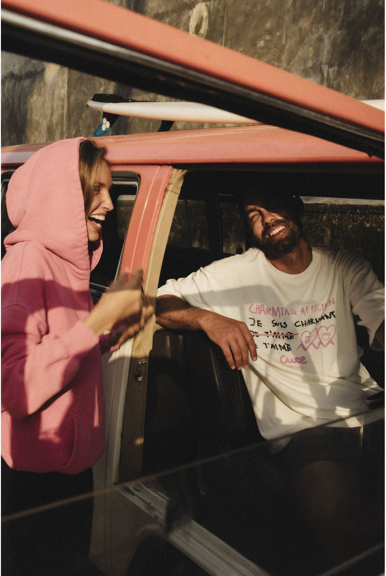 Charming Affection Hoodie - Deep Pink Charming Affection Hoodie - Deep Pink