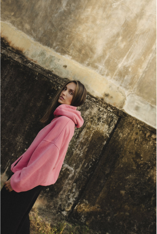 Charming Affection Hoodie - Deep Pink Charming Affection Hoodie - Deep Pink