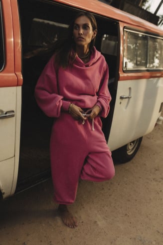 Charming Affection Joggers - Deep Pink