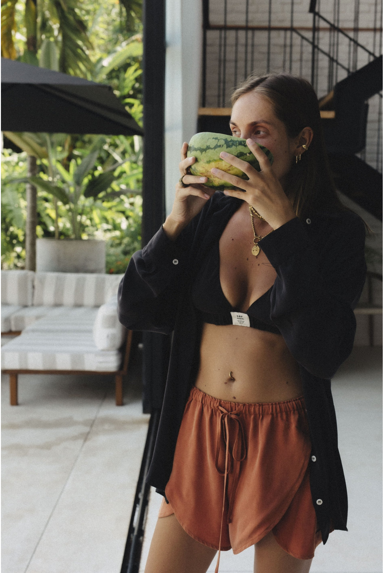 Cupro Bra - Space Black | Surf Inc.