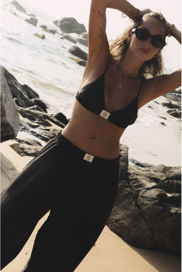 Cupro Bra - Space Black | Surf Inc. Cupro Bra - Space Black | Surf Inc.