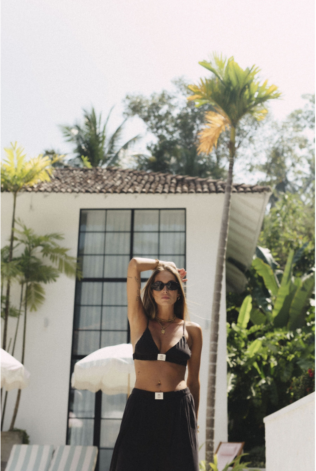 Cupro Bra - Space Black | Surf Inc. Cupro Bra - Space Black | Surf Inc.