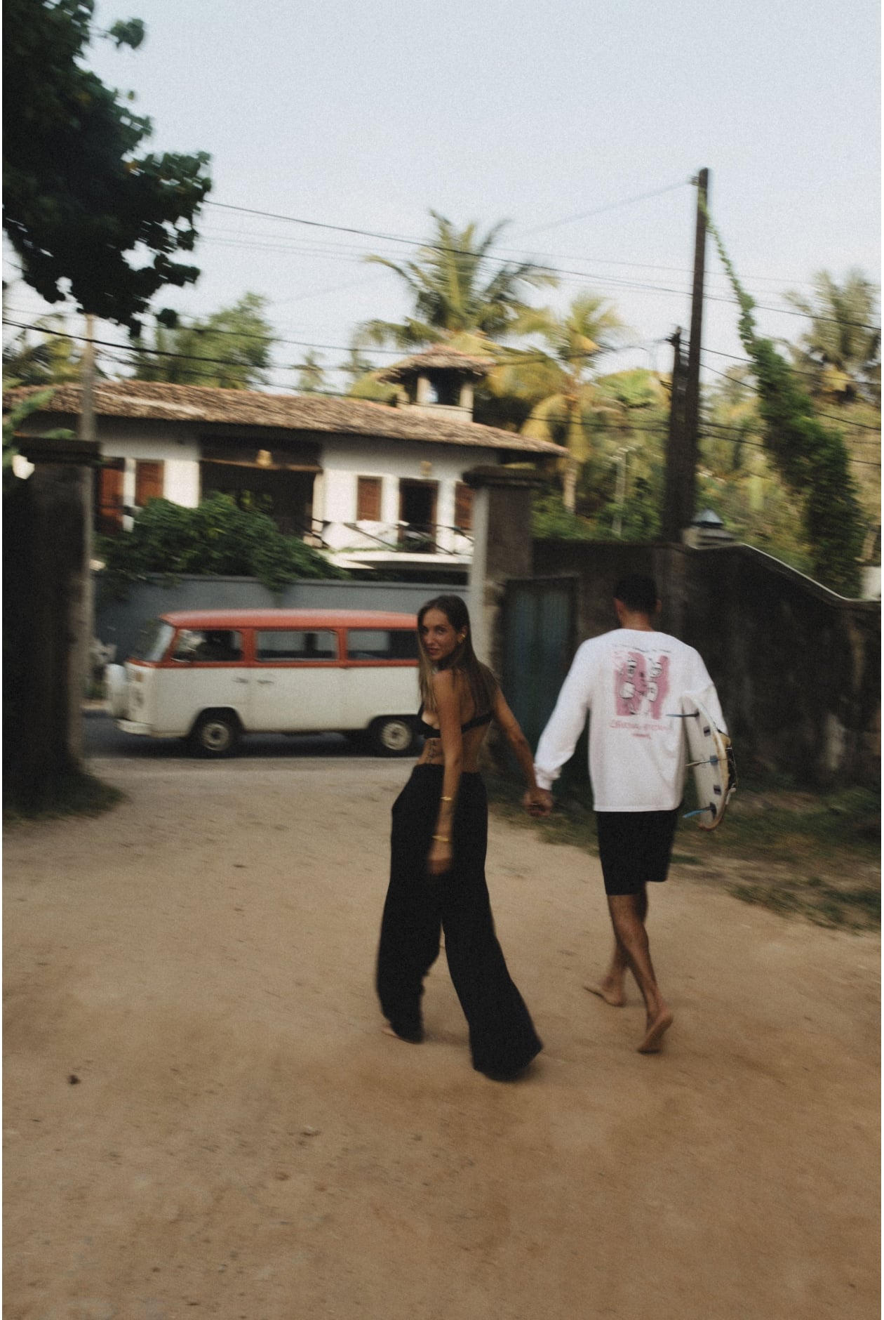 Cupro Loose Pants - Space Black