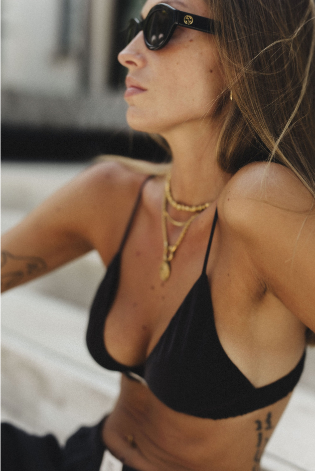 Cupro Bra - Space Black | Surf Inc. Cupro Bra - Space Black | Surf Inc.