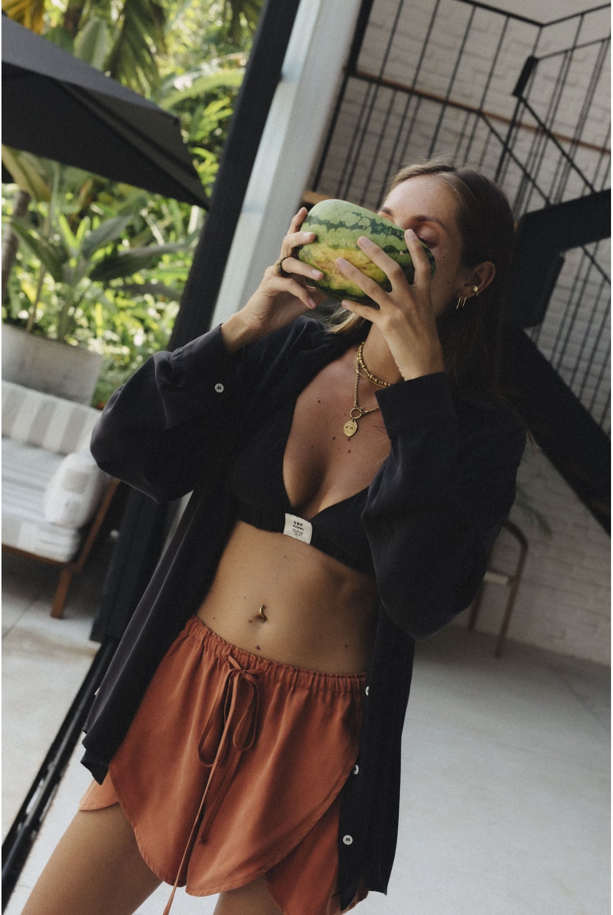 Cupro Ethereal Shorts - Copper