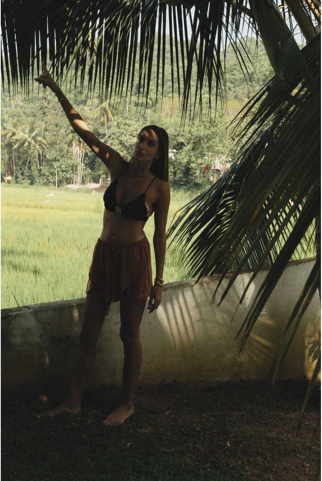 Cupro Ethereal Shorts - Copper