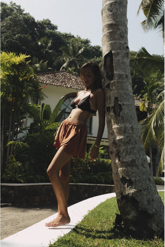 Cupro Ethereal Shorts - Copper Cupro Ethereal Shorts - Copper