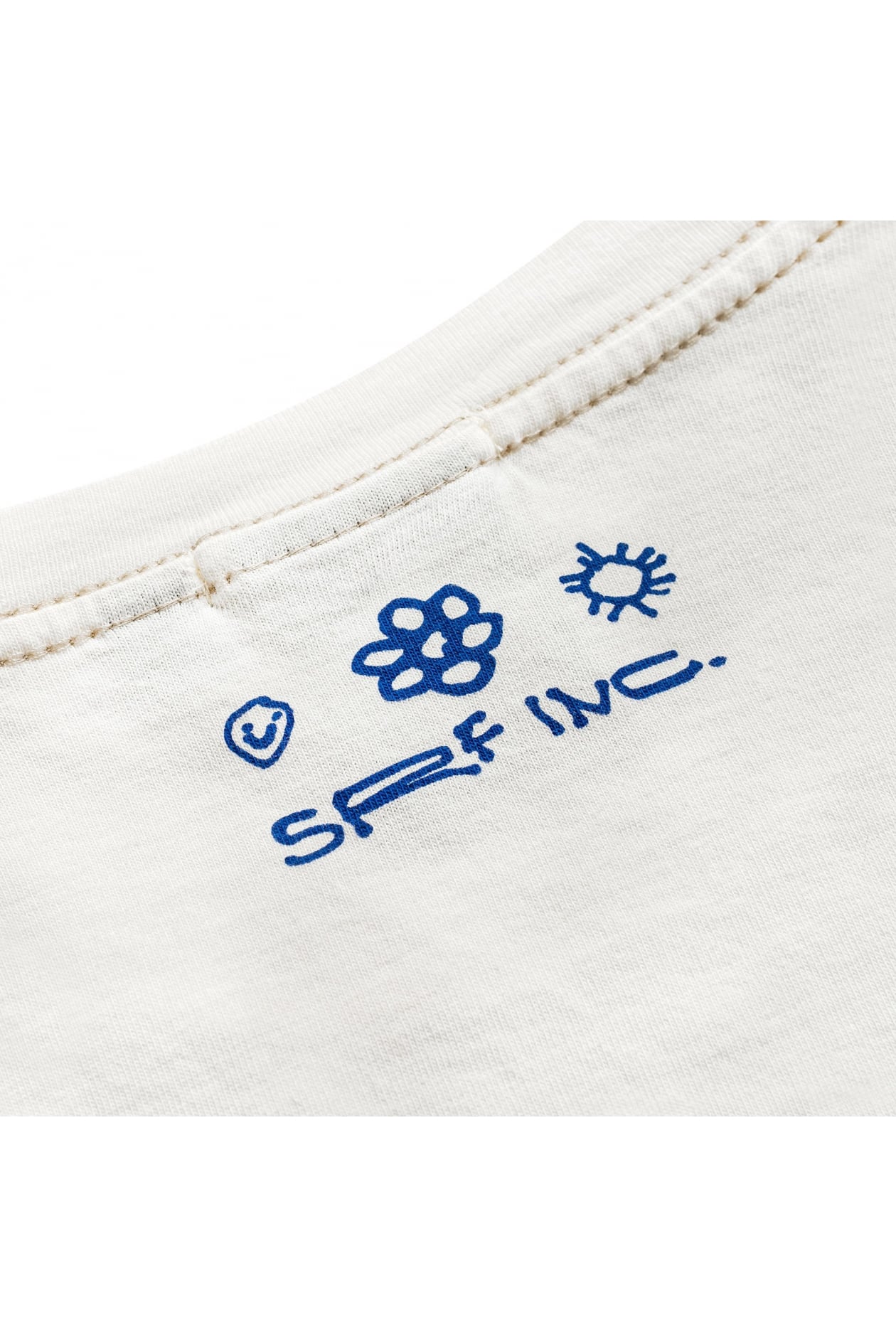 Just Be Quiet Box Tee - Vintage White | Surf Inc. Just Be Quiet Box Tee - Vintage White | Surf Inc.