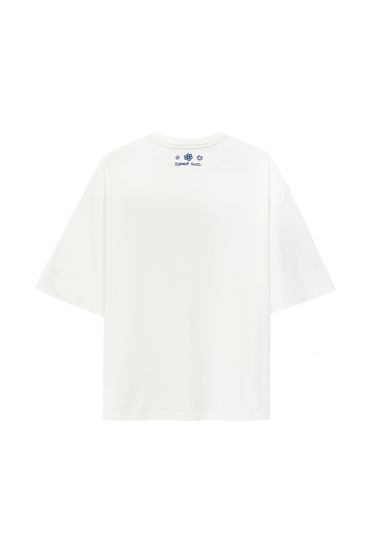 Just Be Quiet Box Tee - Vintage White | Surf Inc. Just Be Quiet Box Tee - Vintage White | Surf Inc.