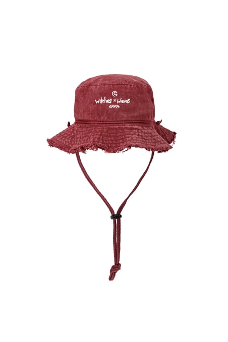 Witches x Waves Hat - Burgundy Witches x Waves Hat - Burgundy
