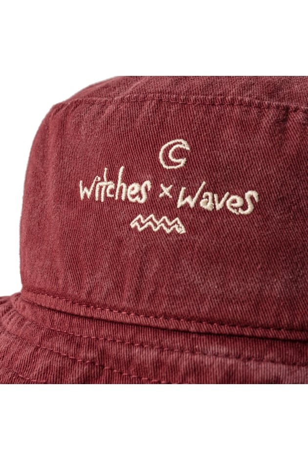Witches x Waves Hat - Burgundy Witches x Waves Hat - Burgundy