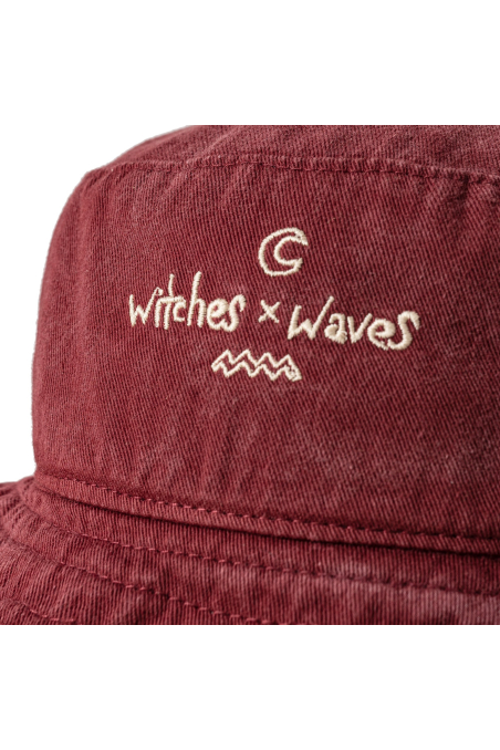 Witches x Waves Hat - Burgundy Witches x Waves Hat - Burgundy
