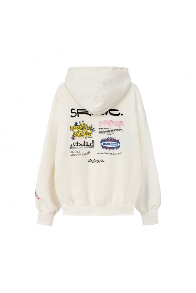 Bluzy męskie. 2025  | Uninstall Bad Hoodie - Vintage White | Surf Inc.