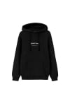 Just Be Quiet Hoodie - Acid Black