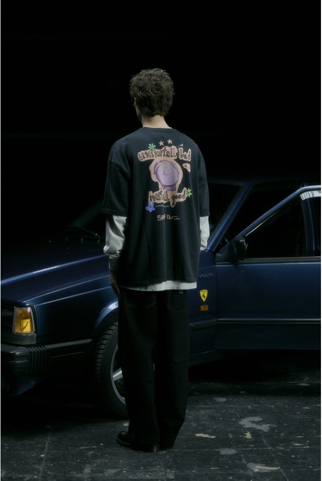 Second Hand Dream Tee - Acid Black Second Hand Dream Tee - Acid Black