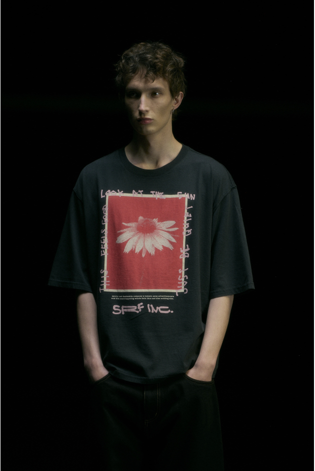 Tomato Soup Tee - Acid Black | Surf Inc. Tomato Soup Tee - Acid Black | Surf Inc.