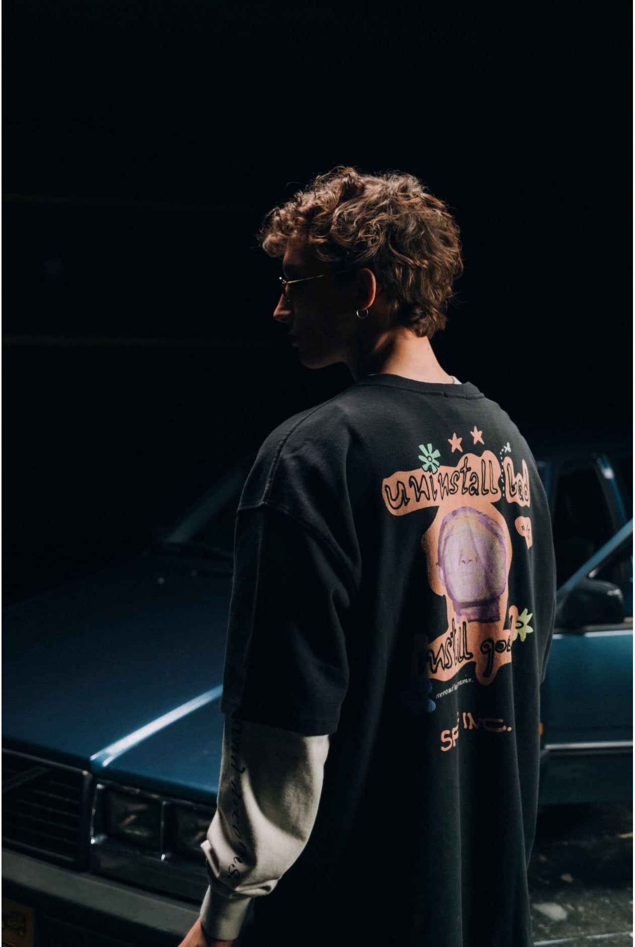 Second Hand Dream Tee - Acid Black Second Hand Dream Tee - Acid Black