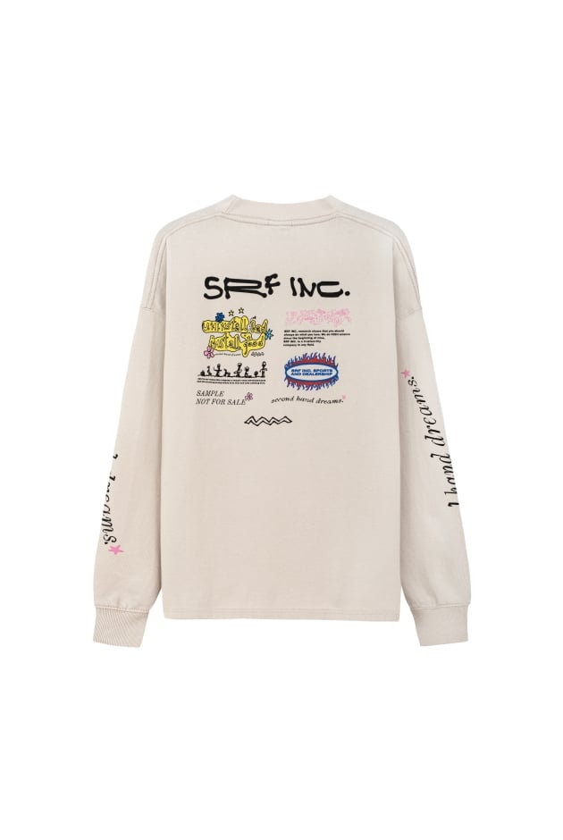 Sklep  | Uninstall Bad LS - Dirty White | Surf Inc.